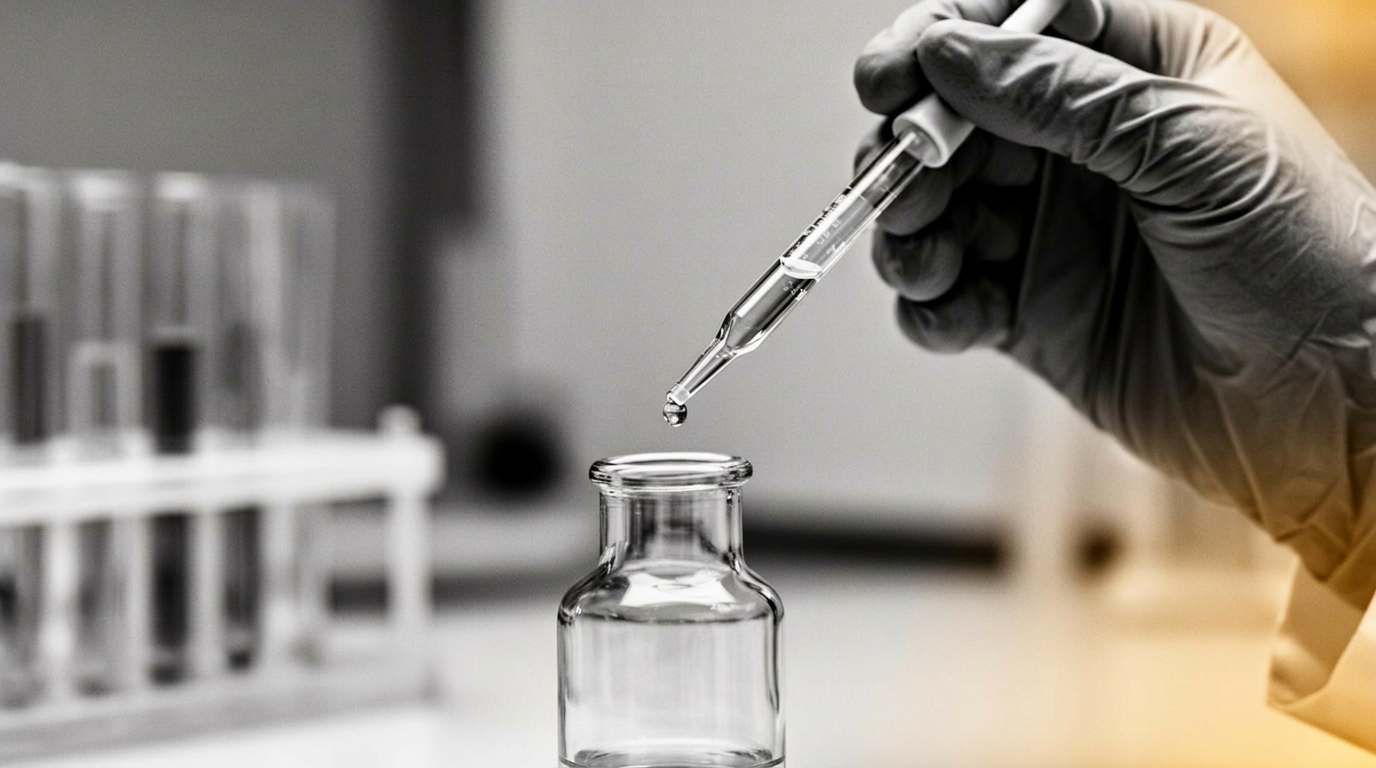Laboratorio VRF Beautylab — pipetta di precisione